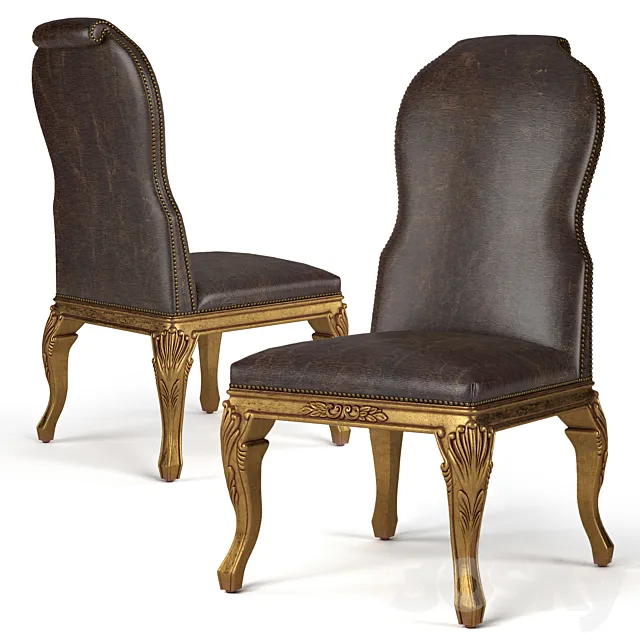 PREGNO Sedia in Pelle S56p 3D Model PREGNO Sedia in Pelle S56p 3D Model