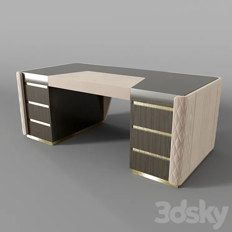 Pregno Vendome Amazon Desk 3D Model Free Download