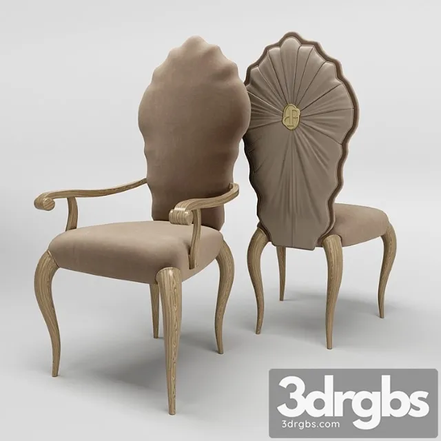 Pregno vendome iris arm chair 2 3D Model Download Pregno vendome iris arm chair 2 3D Model Download