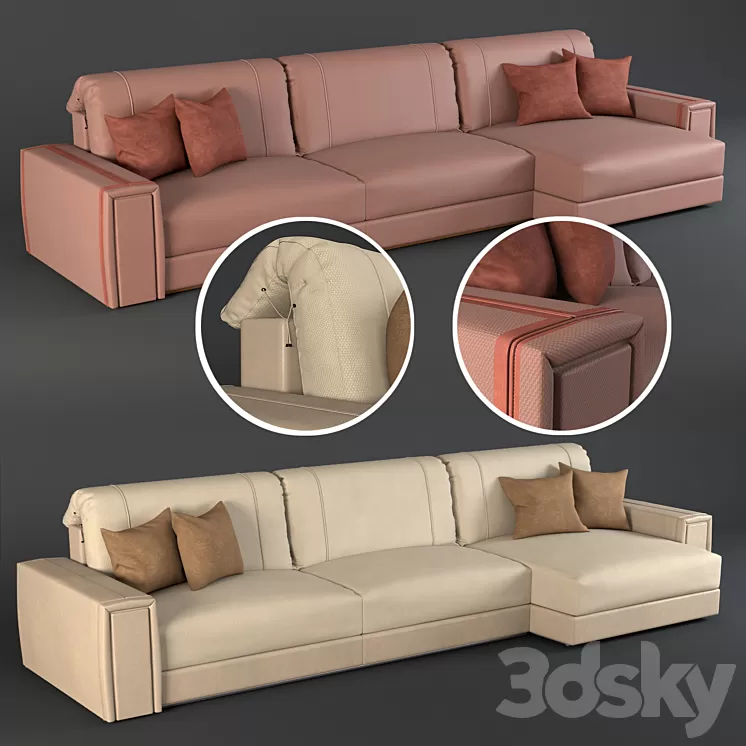 Premiere Sofa 3D Model
