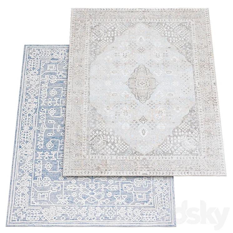 Premium 2 carpets №32 3D Model Free Download