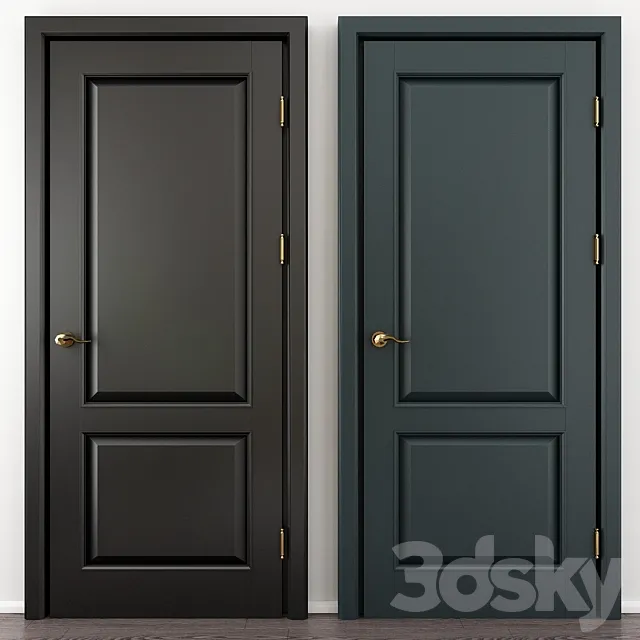 Premium door model 41 3D Model
