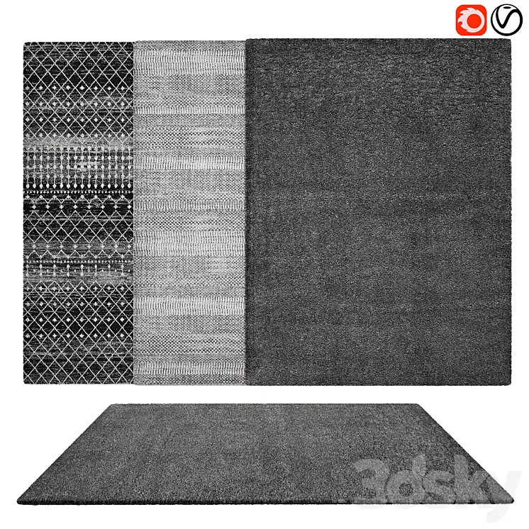 Premium Rug №32 3D Model Free Download
