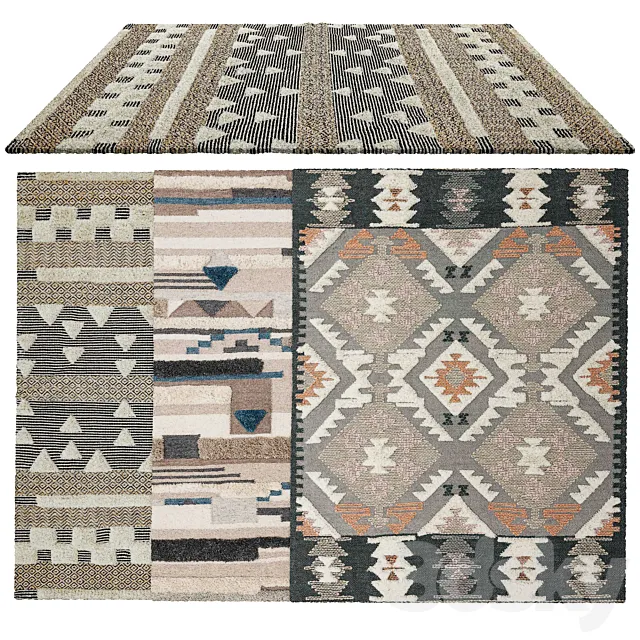 Premium Rug №55 3D Model Premium Rug №55 3D Model