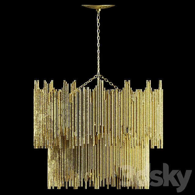 Prescott Two Tiered Pendant 3D Model Prescott Two Tiered Pendant 3D Model