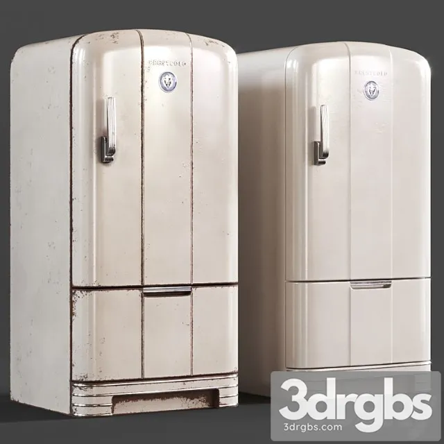 Prestcold vintage fridge 2 3D Model Download