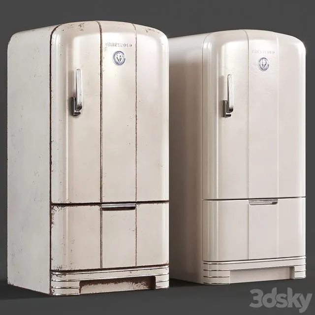 Prestcold Vintage Fridge 3D Model