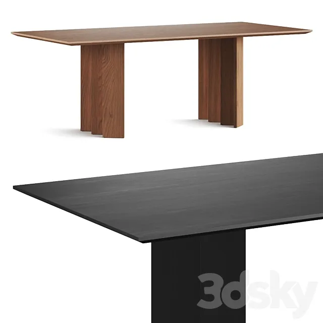 Prevalent Projects Zafal Dining Table 3D Model