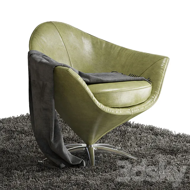 Prianera Tulipano armchair 3DModel Prianera Tulipano armchair 3DModel