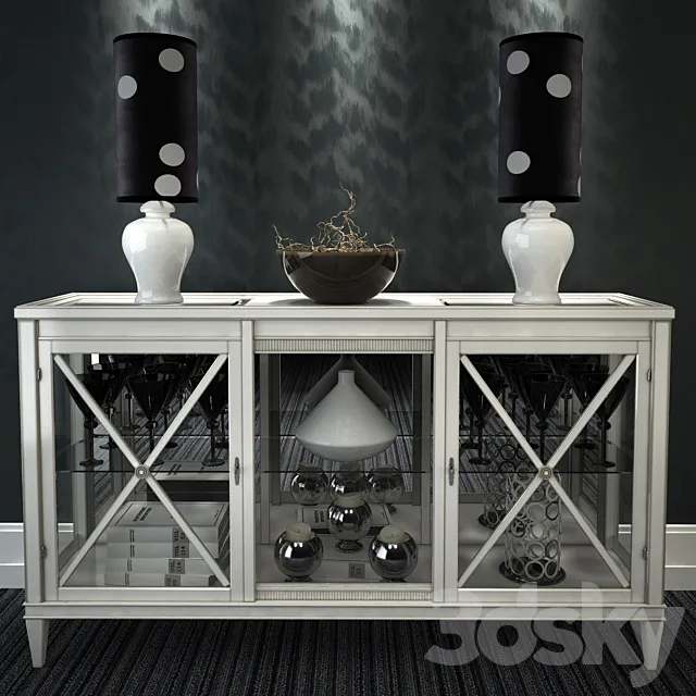 Pridivannaya cabinet Tosato (Desideri) 3DModel