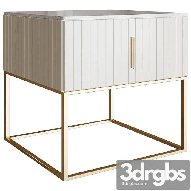 Prikrovatnaia Tumbochka Off White Prikrovatnaia Tumba 3D Model Download