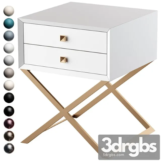 Prikrovatnaia Tumbochka Taavi 3D Model Download