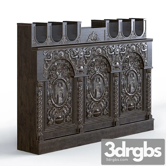 Prilavok Dlia Sviechiei 1 3D Model Download