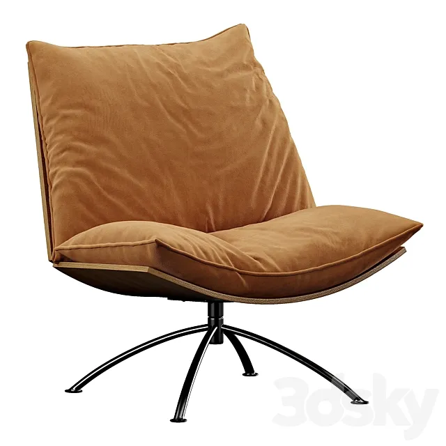 PRIMETIME Lounge Chair 3D Model PRIMETIME Lounge Chair 3D Model