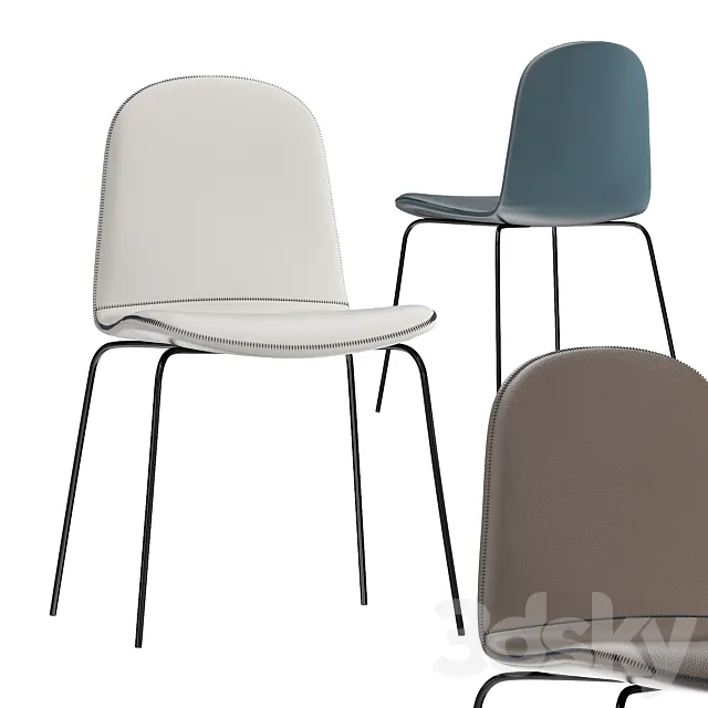Primitivo White Chair 3D Model