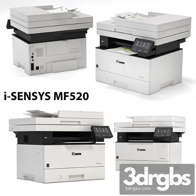 Printer Mfu Canon I Sensys Mf520 3D Model Download