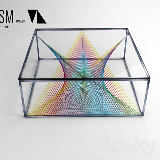 Prism Table by MN Design 3D Model Prism Table by MN Design 3D Model