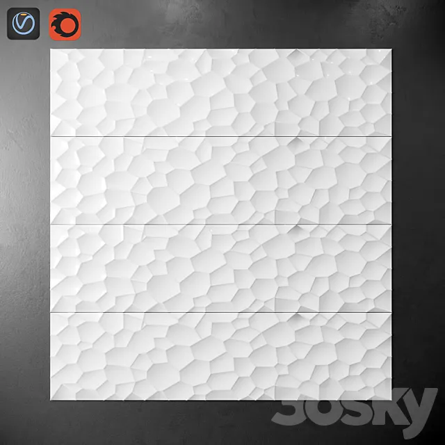 Prisma Blanco Brillo 3D Model Prisma Blanco Brillo 3D Model