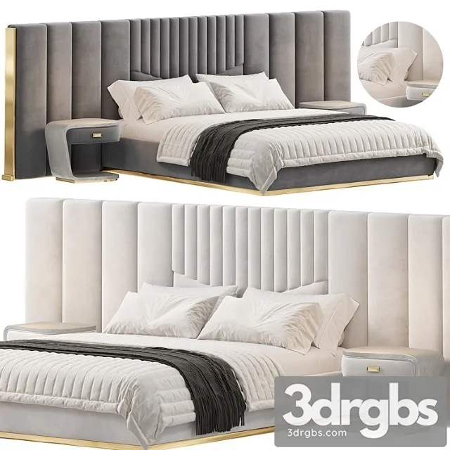 Prisma grilli bed by justform 2 3D Model Download Prisma grilli bed by justform 2 3D Model Download