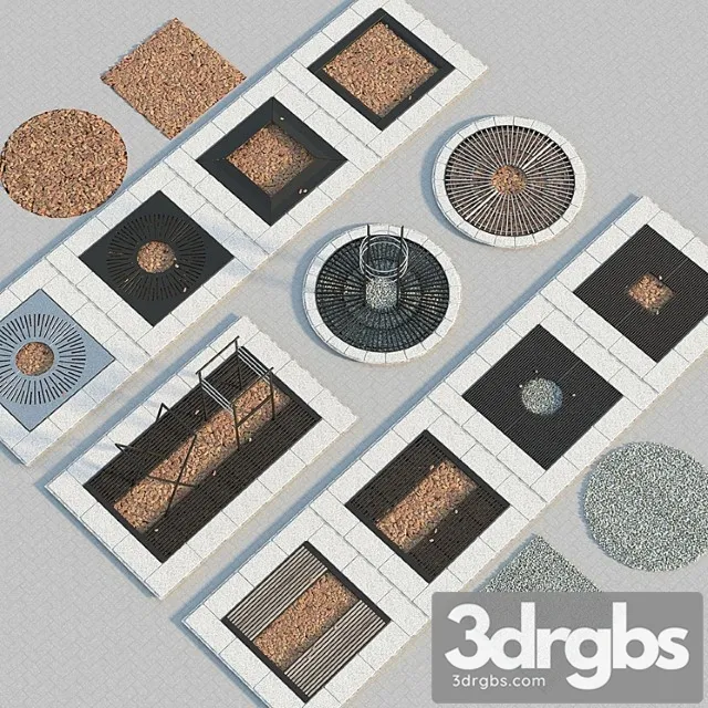 Pristvolny lattice 3D Model Download