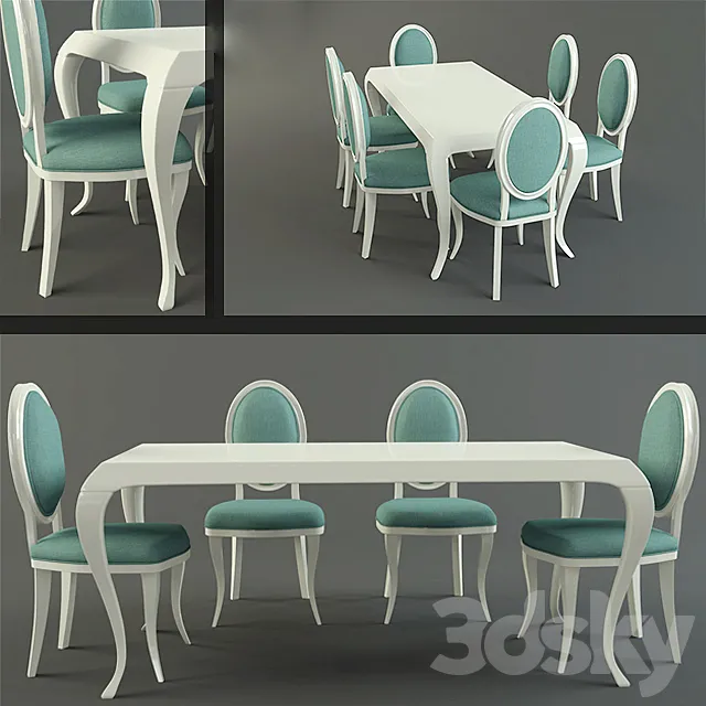 PRO Avant-Garde Dining Table 3DModel