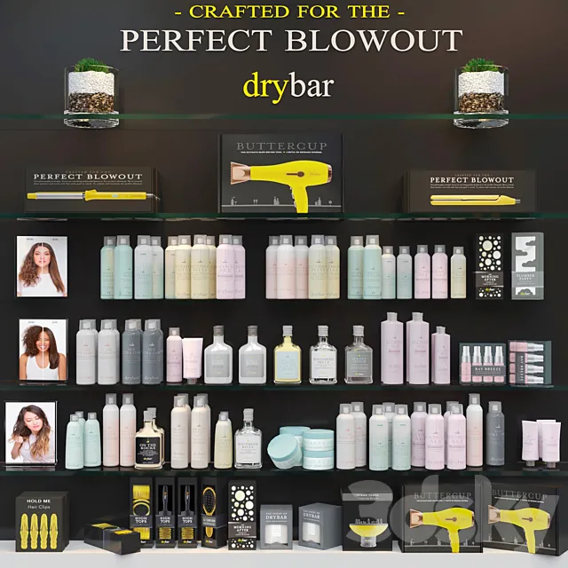 Professional cosmetics for a beauty salon. Makeup 16 3DModel