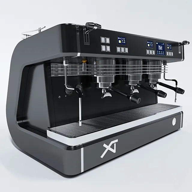 Professional espresso machine DALLA CORTE DC PRO 3D Model Professional espresso machine DALLA CORTE DC PRO 3D Model