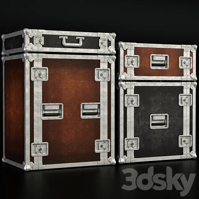 Professional Flight Case Case _ Professional Stage Flight Case 3D Model