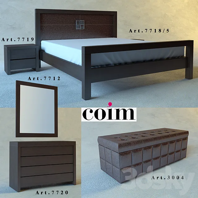 “Profi” bedroom “Medison” 3DModel