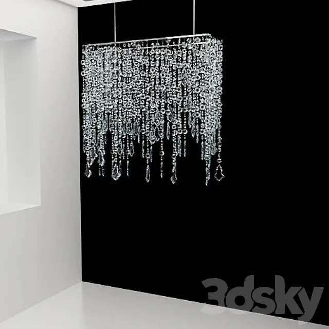 profi crystal chandelier 3DModel profi crystal chandelier 3DModel