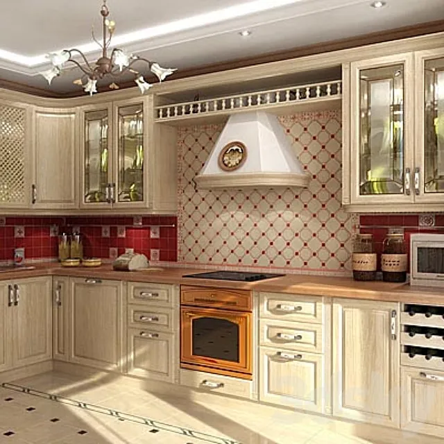 “profi” Cuisine in a classic style 3DModel