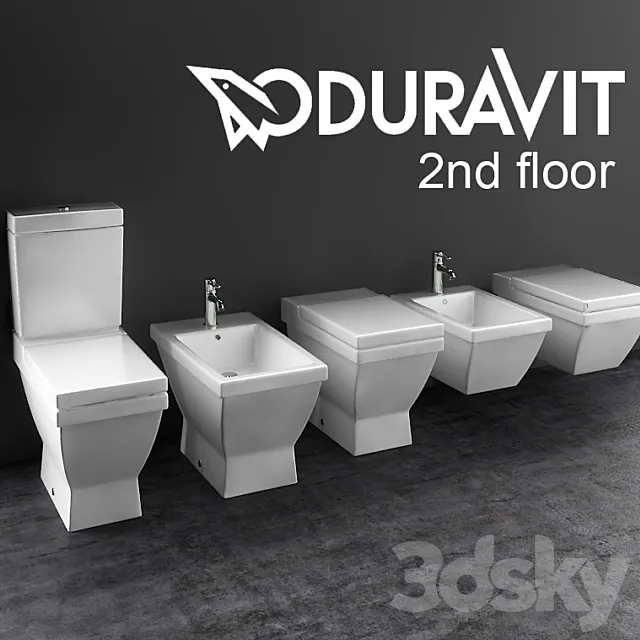 “PROFI” Duravit 2nd floor 3D Model