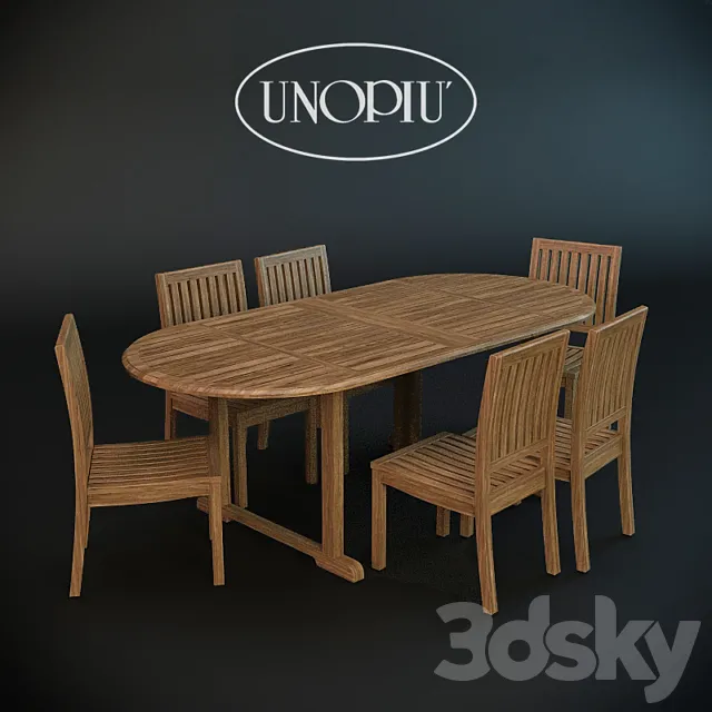 “PROFI” Garden chair and table Lydia&Tamil 3DModel “PROFI” Garden chair and table Lydia&Tamil 3DModel
