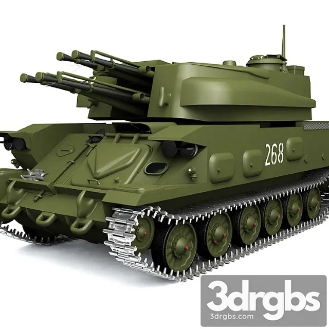 Profi Modiel Zsu 23 4 3D Model Download