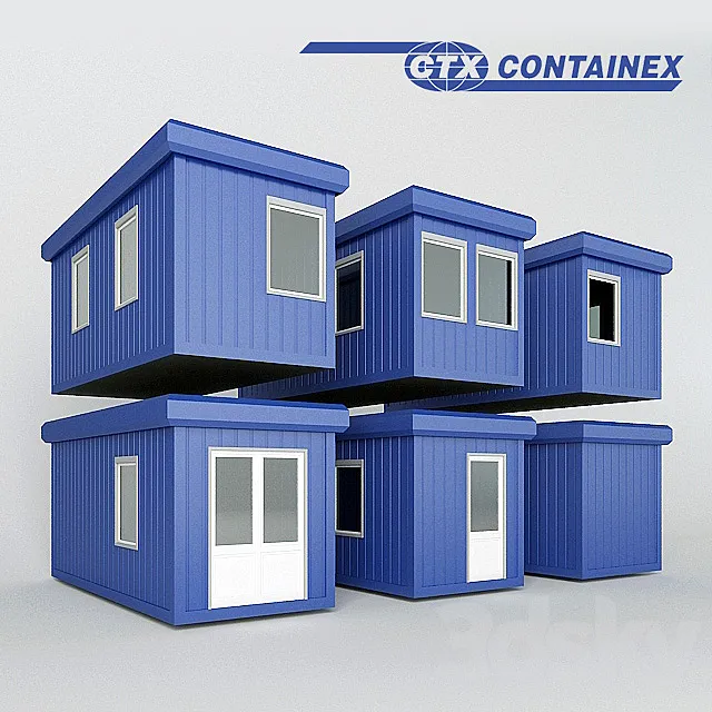 PROFI Office-containex containers 3D Model