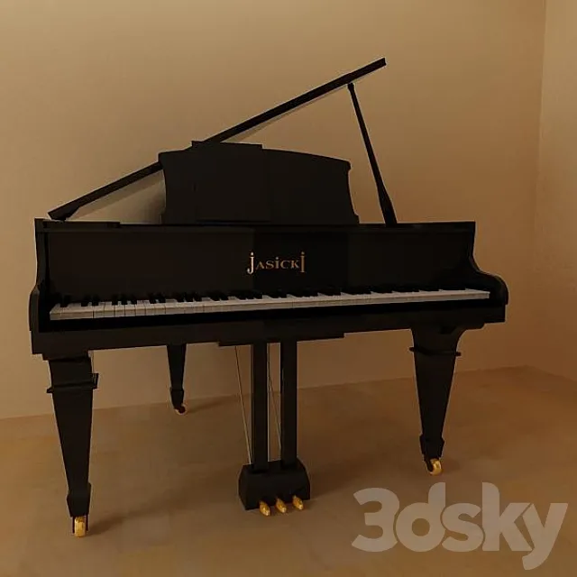 profi piano 3DModel