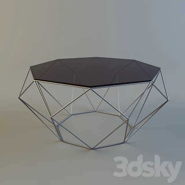 PROFI Precious coffee table 3D Model