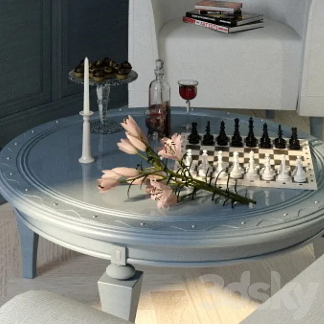 profi TableBlue 3D Model