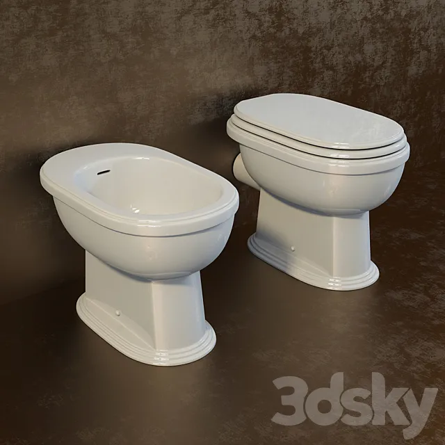 “PROFI” The toilet and bidet THEOS 3DModel