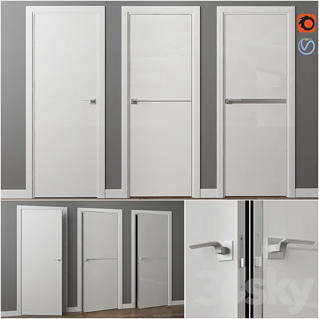 Profil Doors LK Series Doors 3DModel