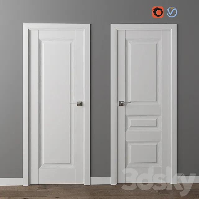 Profil Doors U-Series Doors 3DModel