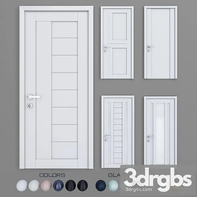 Profil doors u set 2 3D Model Download