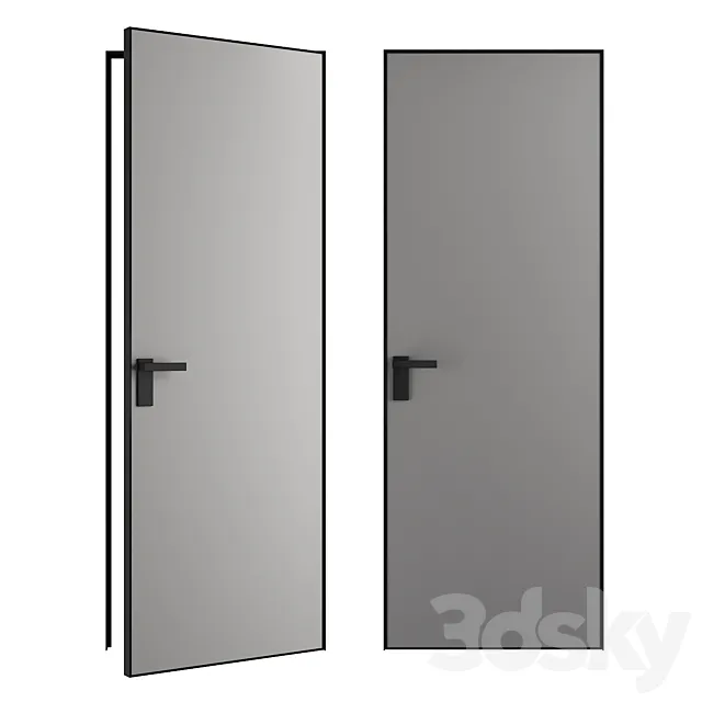 PROFILDOORS Interior doors for painting INVISIBLE 3D Model