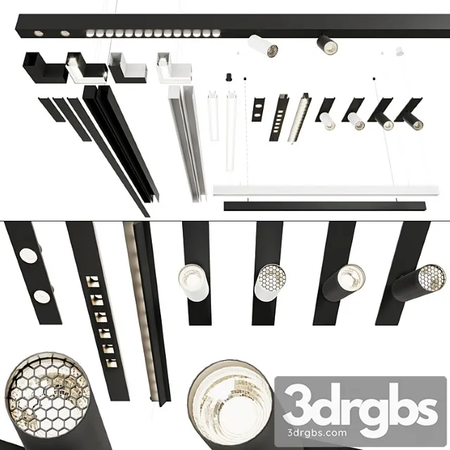 Profile system   modular   centrsvet (4) 3D Model Download