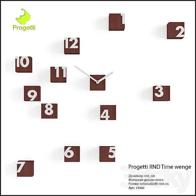 Progetti RND Time wenge 3DModel Progetti RND Time wenge 3DModel