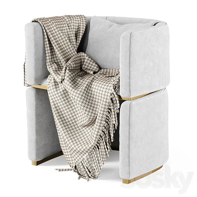 Progetto Non Finito Armchair 3D Model