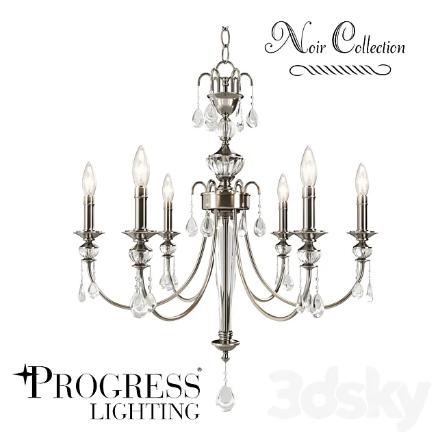 Progress Lighting Noir Collection 3D Model Progress Lighting Noir Collection 3D Model