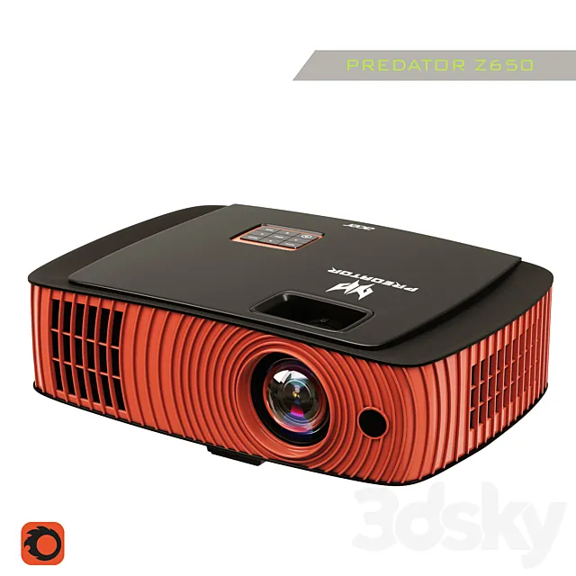 Projector Acer Predator Z650 3D Model