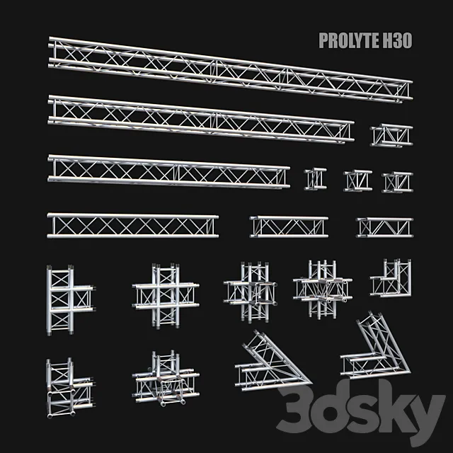 Prolyte H30 3D Model Prolyte H30 3D Model