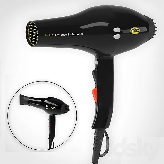 Promax Hair Dryer 3D Model